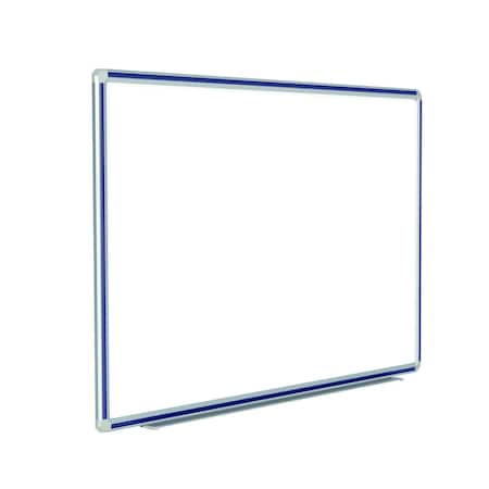 Ghent Porcelain Whiteboard, 48"x96", Navy, Porcelain, 48", 96", White DFMNV48